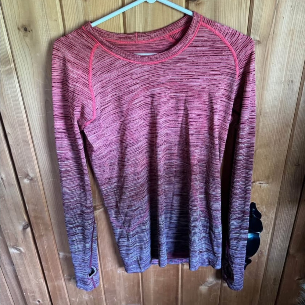 Lulu swiftly tech long sleeve size 8